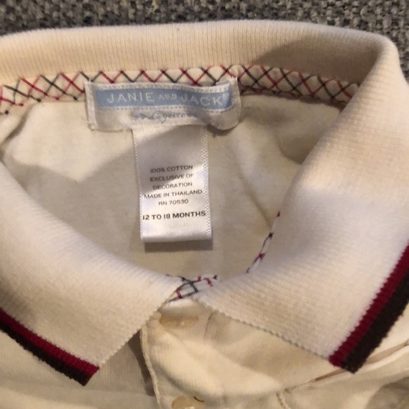 Janie and Jack holiday jumper and onesie size 12/18 months - Picture 3 of 8